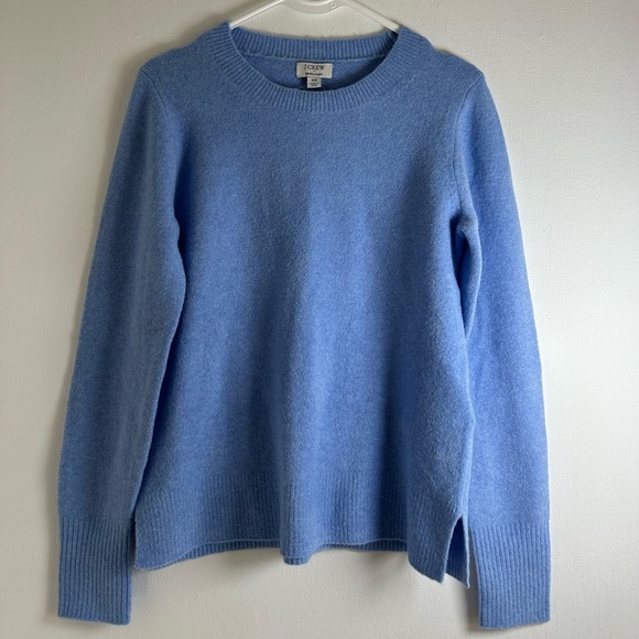 J.Crew Women's Pullover Blue Extra Soft Knit Long Sleeve Sweater- Size XS NWT - Picture 1 of 11